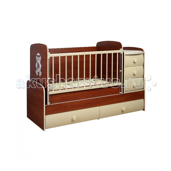Кроватка-трансформер Glamvers Comfort VIP поперечный маятникComfort VIP поперечный маятник Кроватка-трансформер Glamvers Comfort VIP поперечный маятникComfort VIP поперечный маятникКроватка-трансформер Glamvers Comfort VIP поперечный маятник порадует родителей своим достойным качеством и подарит малышу комфорт с первых дней жизни, на всех этапах взросления. Мебель известного бренда «растет» вместе со своим маленьким хозяином, обеспечивая удобство и уют в комнате ребенка. Особенности: Детская мебель известного бюджетного бренда Glamvers обладает ключевыми характеристиками: качеством, надежностью, удобством и функциональностью. При этом находится в демократичном ценовом сегменте, представлена большим выбором цветовых решений каждой модели. Кроватка-трансформер Glamvers рассчитана на детей с рождения и до 10 летнего возраста. Пока ребенок маленький, конструкция может быть базовой: совмещать в себе детскую кроватку с боковыми защитными панелями и приставленным на основу комодом.<br>