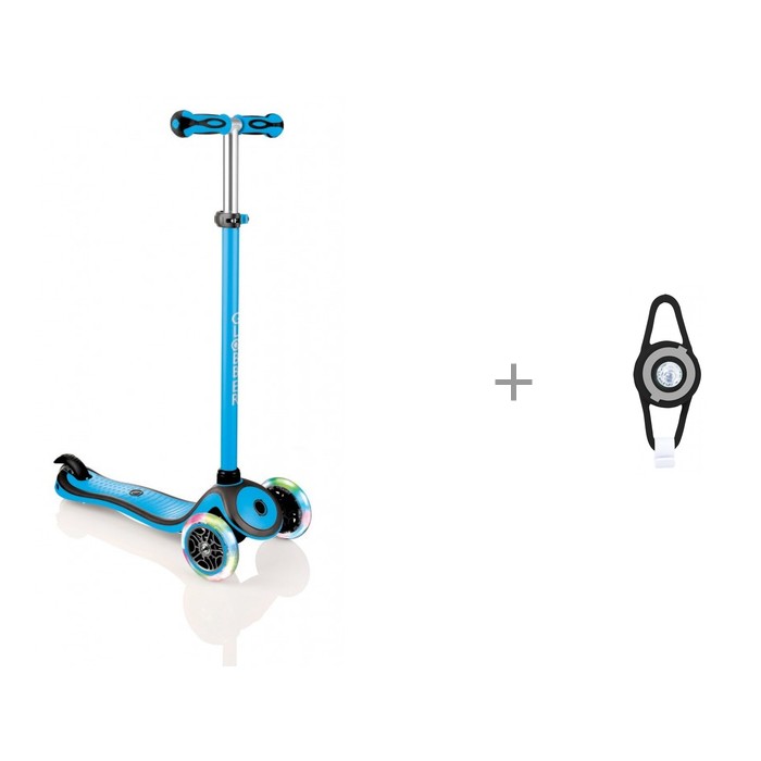 

Трехколесный самокат Globber Primo Plus Lights Color с габаритным фонарем, Primo Plus Lights Color с габаритным фонарем