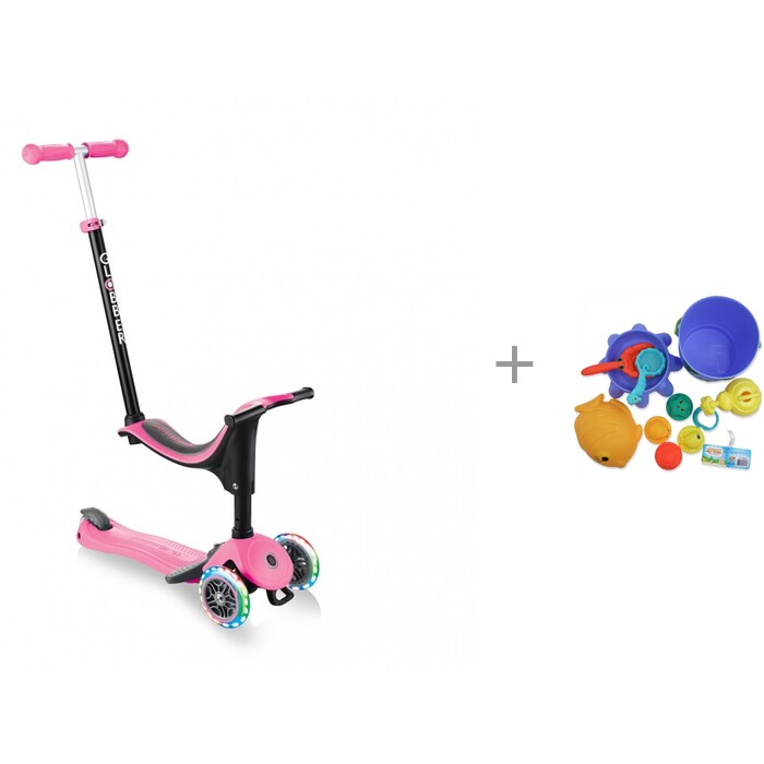 

Трехколесный самокат Globber Go Up Sporty Plus Lights и ABtoys Лучик Набор для песка PT-00686пц, Go Up Sporty Plus Lights и ABtoys Лучик Набор для песка PT-00686пц