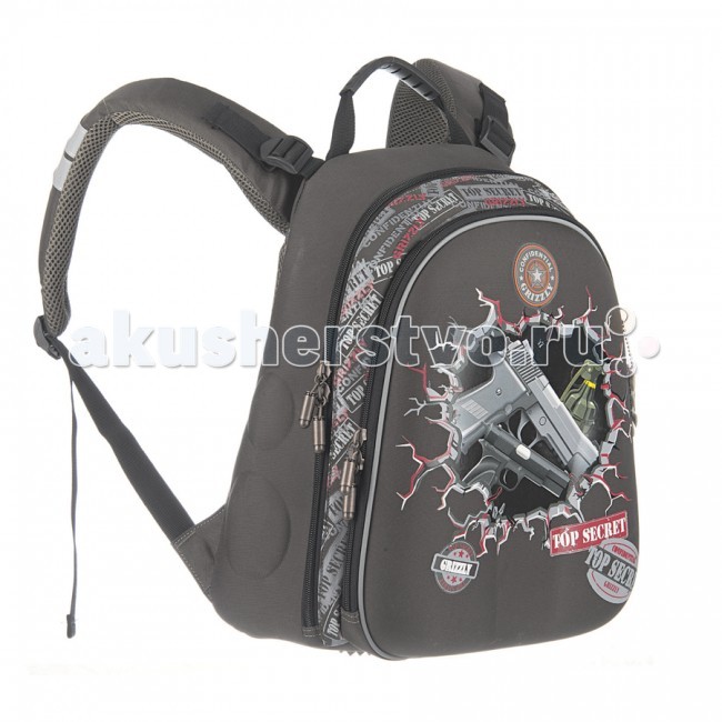 Grizzly Ранец RA-542-3Ранец RA-542-3 Grizzly Ранец RA-542-3Ранец RA-542-3Ранец Grizzly RA-542-3 с двумя отделениями. Ткань, из которой изготовлена данная модель, не только обладает свойствами и достоинствами натуральных материалов, но и превосходит их. Она прекрасно держит форму, устойчива к загрязнению, легко стирается, быстро сохнет. Рюкзак школьный формованный (хорошо держащий форму) Два отделения на молнии: основное со специально разработанными плавающими отделениями, позволяющими разложить учебники более организованно, и дополнительное с карманом-органайзером с отделениями для мобильного телефона, ручек и с держателем для ключей. Удобная ручка-переноска над лямками со специальной резиновой накладкой. Эргономичные лямки со ступенчатой регулировкой имеют анатомическую, скруглённую формой, которые повторяют контур детских плеч и обеспечивают абсолютный комфорт при ношении ранца. Спинка разработана с учетом анатомических особенностей детского позвоночника, а рельефная структура способствует эффективному распределению температуры, делая ношение ранца комфортным даже в жару. Яркий дизайн. Красочный принт ранца поднимет настроение Вашего ребёнка. Материал: Нейлон 1680<br>