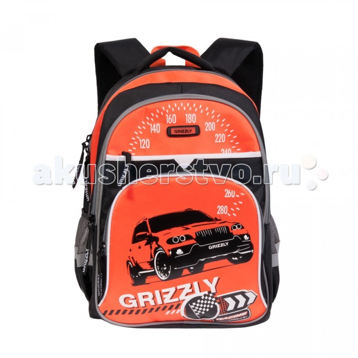 Grizzly Рюкзак школьный RB-632-3Рюкзак школьный RB-632-3 Grizzly Рюкзак школьный RB-632-3Рюкзак школьный RB-632-3Grizzly Рюкзак школьный RB-632-3 для старшеклассников. Особенности: два отделения карман на молнии на передней стенке объемный карман на молнии на передней стенке боковые карманы из сетки внутренний подвесной карман на молнии внутренний составной пенал-органайзер откидное жесткое дно Размеры: 30х40х18 см<br>