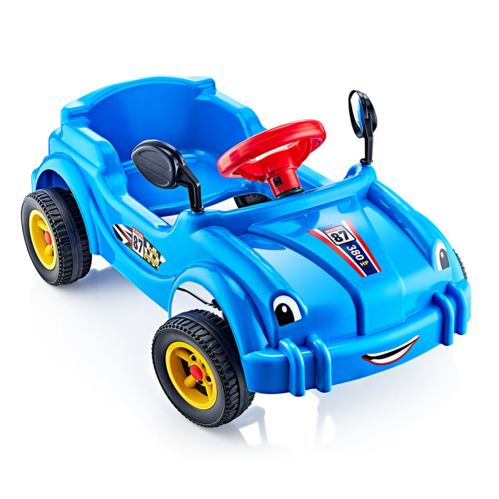 GucluToys Машина-каталка педальная Cool Riders с клаксоном