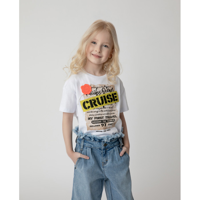 

Gulliver Футболка для девочки Cruise 12102GMC1210, Футболка для девочки Cruise 12102GMC1210