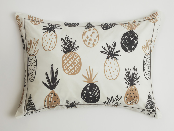 

Gulliver Home Наволочка хлопковая с принтом Ананасы 70х50 221GHUH0103, Home Наволочка хлопковая с принтом Ананасы 70х50 221GHUH0103