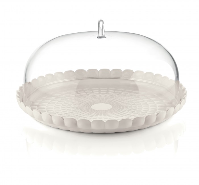 Посуда и инвентарь Guzzini Блюдо сервировочное пластиковое с крышкой Tiffany 30 см