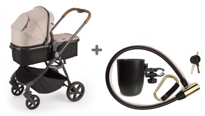 

Коляска Happy Baby Lovetta 2 в 1 с карабином, тросом-замком и подстаканником, Lovetta 2 в 1 с карабином, тросом-замком и подстаканником