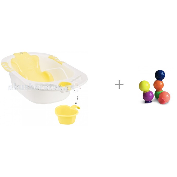 

Happy Baby Ванночка детская с анатомической горкой Bath Comfort и Набор ПВХ-игрушек IQ-Bubbles, Ванночка детская с анатомической горкой Bath Comfort и Набор ПВХ-игрушек IQ-Bubbles