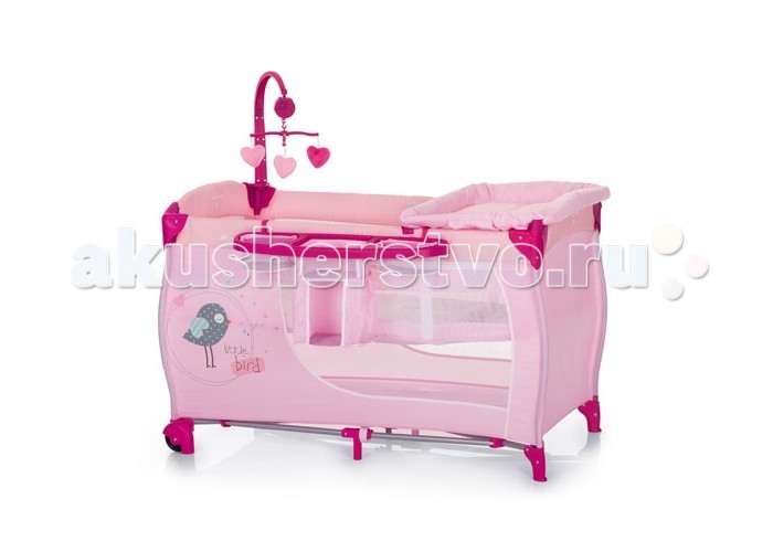 Манеж Hauck Baby CenterBaby Center Манеж Hauck Baby CenterBaby CenterМанеж Hauck Baby Center оснащен столиком для пеленания, полкой для вещей, необходимых для пеленания, подвесным уровнем дна для новорожденных, мобилем с мягкими мишками-игрушками – функционально идеальный вариант, если Вы путешествуете с ребенком. Подвесное дно манежа для новорожденных (выдерживает нагрузку до 9 кг) облегчает укладывание и доставание ребенка, предохраняя Вашу спину от перенапряжения. Манеж-кровать Hauck Baby Center оснащена двумя колесиками со стопами, которые позволяют легко перемещать по комнате. Система складывания достаточно проста и в сложенном состоянии Baby Center не занимает много места. Особенности: Для детей с рождения до 3 лет 2 уровня высоты, максимальная нагрузка на верхний уровень - 7 кг Столик для пеленания Музыкальная подвеска с игрушками Боковая панель для принадлежностей Два колеса В комплекте матрасик и сумка для транспортировки Компактно складывается Габариты изделия: Размеры в разложенном состоянии: 60 x 120 x 80 см Размеры в сложенном состоянии : 80 x 27 x 27 см Размер внутреннего пространства: 120 x 60 см Толщина матраса: 2 см Вес: 14 кг<br>