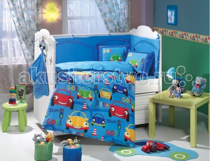

Постельное белье Hobby Home Collection Cars 100х150 см