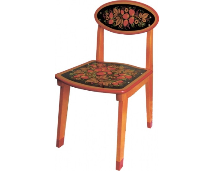 Купить Детские столы и стулья, Хохлома Стул детский с хохломской росписью Ягоды
