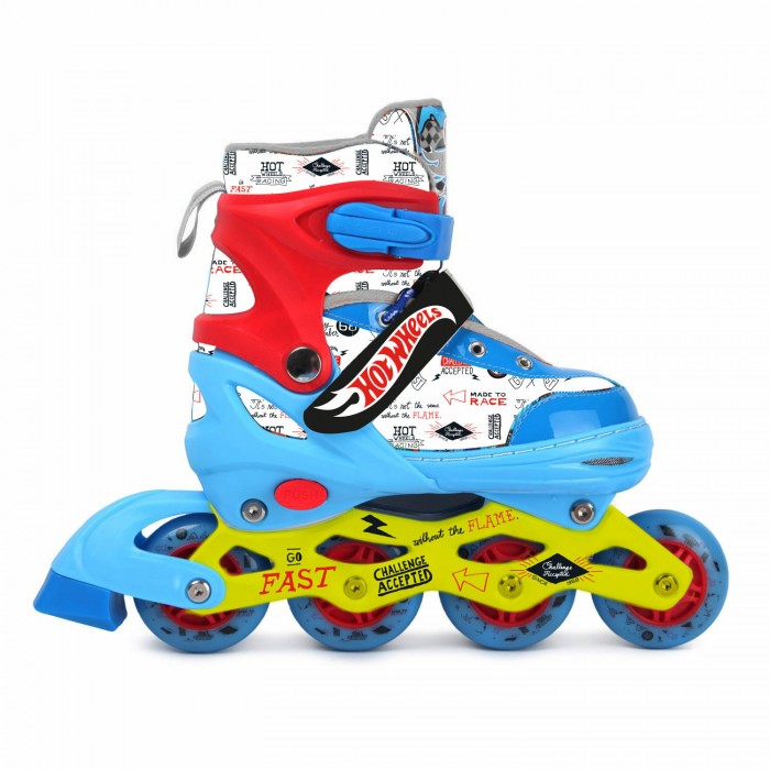 Детские ролики Hot Wheels PU колеса со светом