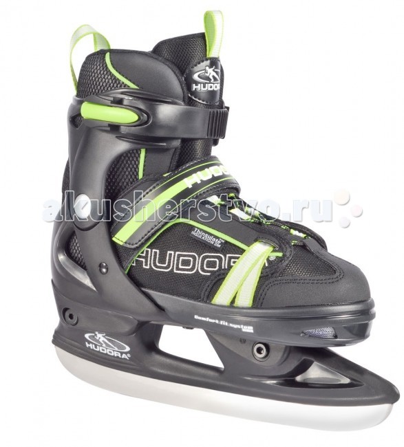 Hudora Коньки RGOКоньки RGO Hudora Коньки RGOКоньки RGOКоньки для катания в спортивной манере с высоким комфортом. Доступна регулировка на 4 размера. Надёжная и удобная блокировка пряжки. Быстрая и надёжная затяжка по размеру ноги. Верхний материал изготовлен из водостойкий искусственный кожи и высокой плотности сетки. Носок выполнен из ударопрочного нейлона. Закаленная углеродистая сталь лезвия. Удобная стелька. Теплоизоляция Тинсулейт® обеспечивают комфорт, удерживая молекулы воздуха между волокнами! Максимальный вес 100 кг. Вес коньков - 1.97 кг<br>