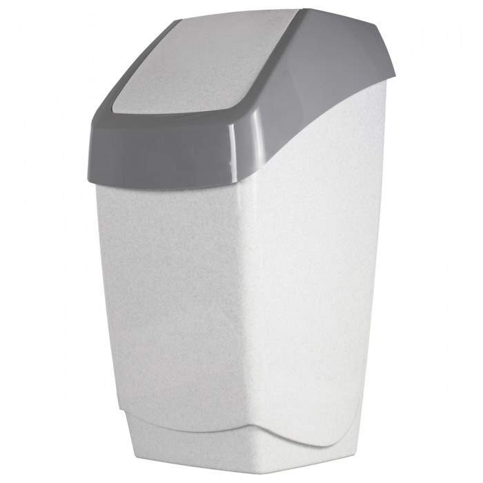 Хозяйственные товары Idea Ведро-контейнер с крышкой (качающейся) для мусора Хапс 25 л