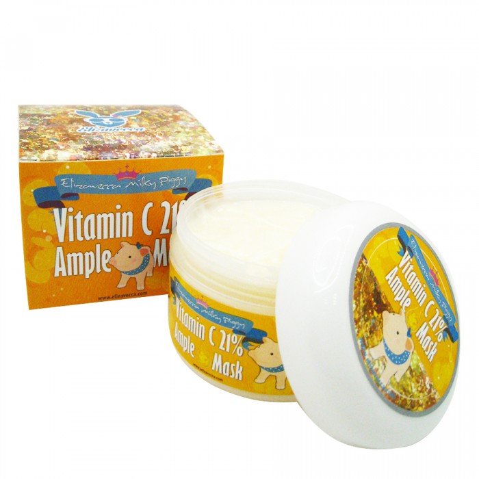 Elizavecca Milky Pigg Vitamin C Ампульная маска с витамином С 21% 100 мл