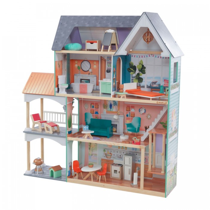 KidKraft Кукольный дом Далия с мебелью (30 элементов)