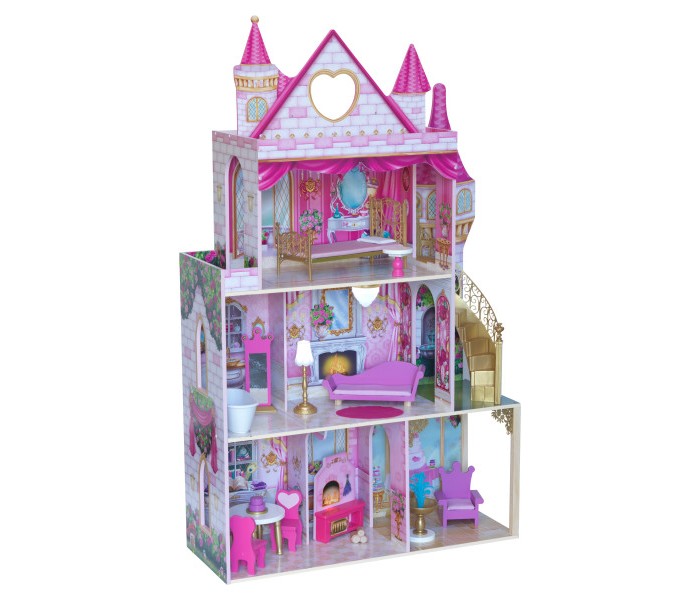 KidKraft Кукольный домик Розовый Замок