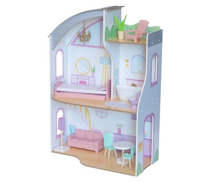 KidKraft Кукольный домик Розовый Замок