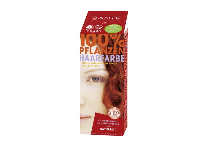 Sante Растительная краска для волос Натуральный рыжий 100 г