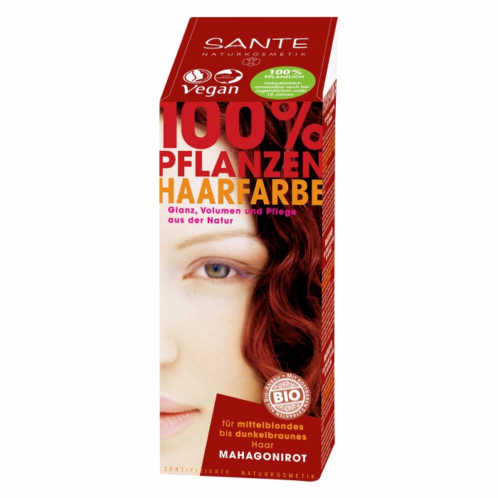 Sante Растительная краска для волос Махагон 100 г