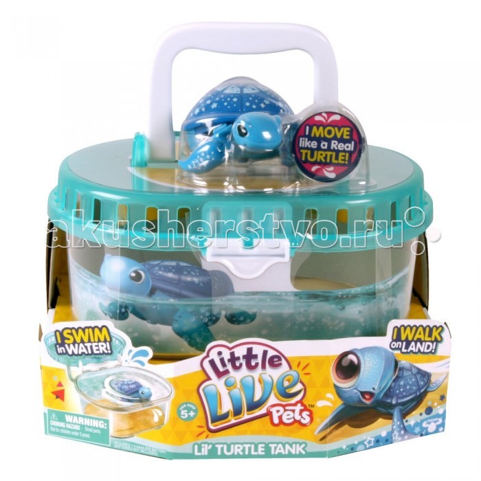

Little live Pets Черепашка в аквариуме