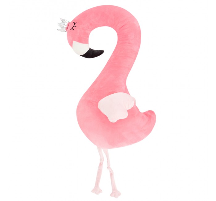 

Мягкая игрушка Kawaii Factory подушка Розовый фламинго 55 см, подушка Розовый фламинго 55 см