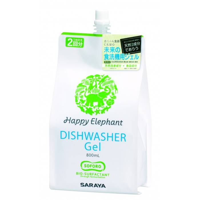 фото Happy elephant detergent for dishwasher refill средство для посудомоечных машин 800 мл