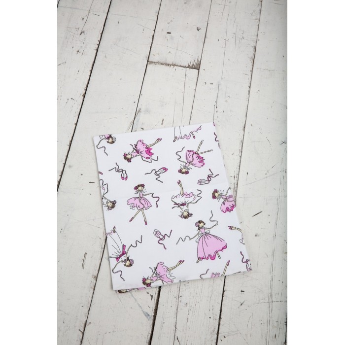 

Постельное белье Вомбатик Пододеяльник на молнии Балерины 142х112 см, Пододеяльник на молнии Балерины 142х112 см