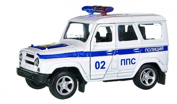 

Serinity Toys Машинка УАЗ Хантер Полиция, Машинка УАЗ Хантер Полиция