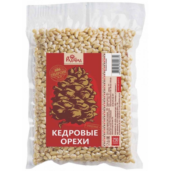 

Радоград Ядро кедрового ореха 250 г, Ядро кедрового ореха 250 г