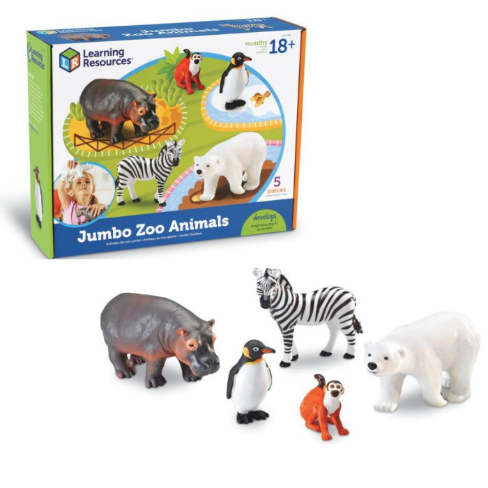 Купить Игровые фигурки, Learning Resources Игровой набор В зоопарке (5 элементов)