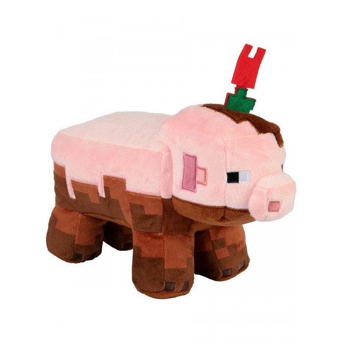фото Мягкая игрушка minecraft earth adventure muddy pig свинья 25 см