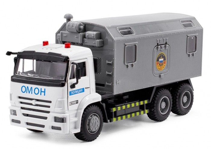 Serinity Toys Инерционная машинка грузовик Полиция Омон 9622B