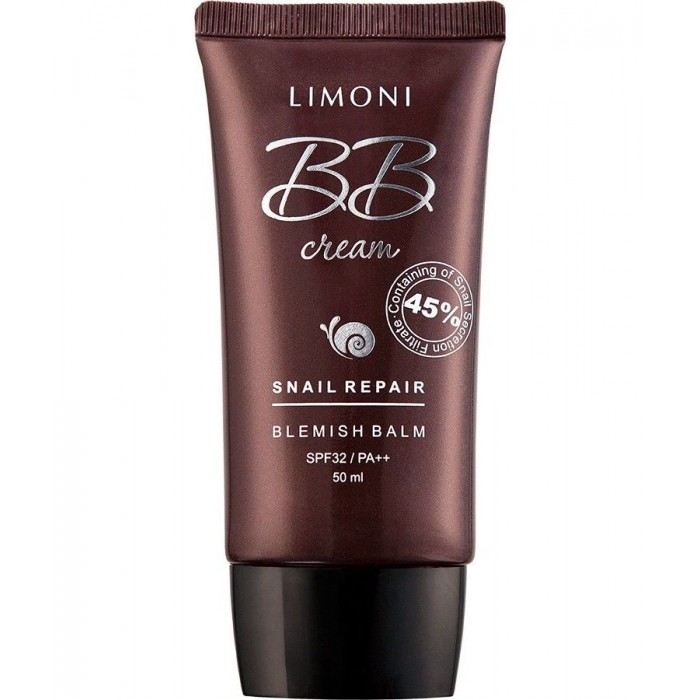 

Limoni ББ-крем для лица с экстрактом секреции улитки Snail Repair Blemish Balm тон №2 50 мл, ББ-крем для лица с экстрактом секреции улитки Snail Repair Blemish Balm тон №2 50 мл