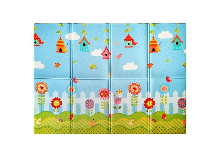 Игровой коврик Mambobaby Soft Little birds (книжка) 190х130х1 см
