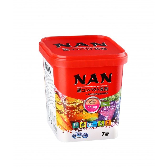 фото Nan japan суперконцентрированный стиральный порошок с кондиционером для цветного и белого белья 700 г