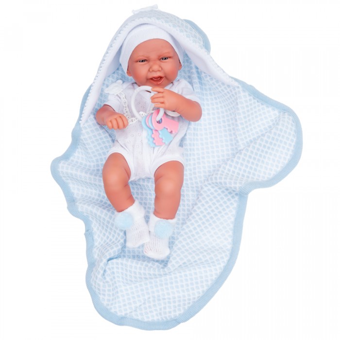 Munecas Antonio Juan  Кукла Луис в голубом 42 см