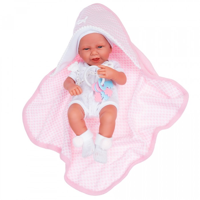 Munecas Antonio Juan  Кукла Луиза в розовом 42 см