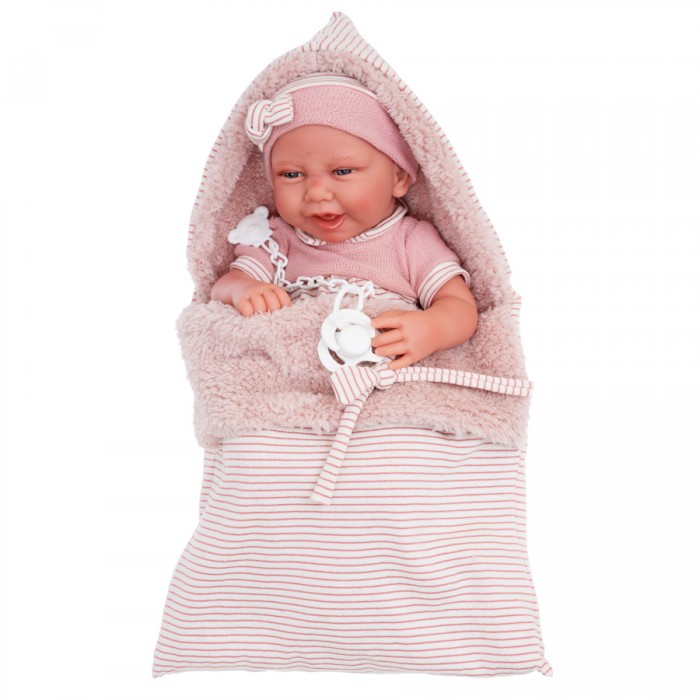 Munecas Antonio Juan  Кукла Эстер в розовом 42 см