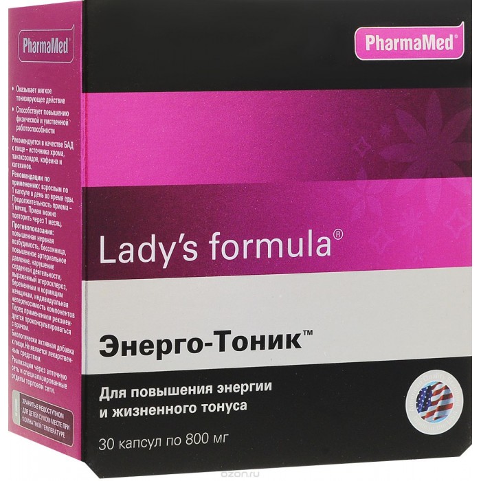 Lady's Formula Капсулы Энерго-Тоник 30 шт.