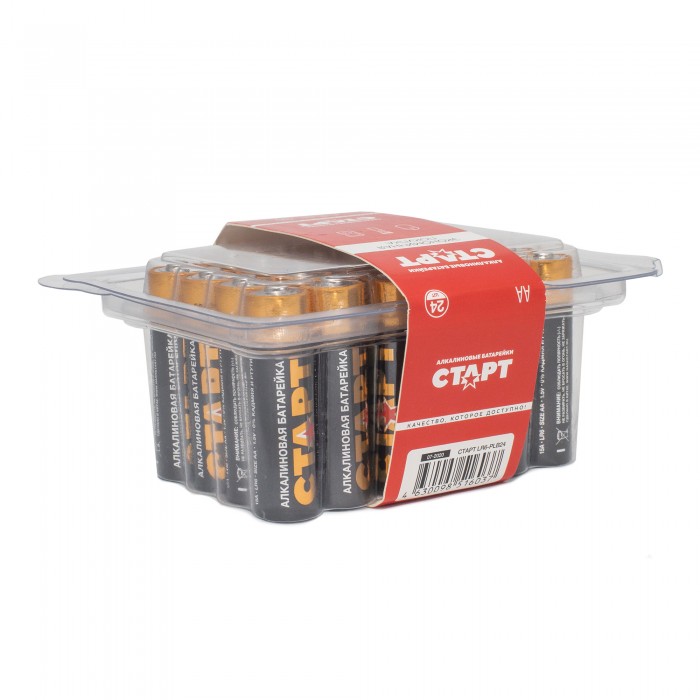 

Старт Комплект батареек АА (LR03) 24 шт., Комплект батареек АА (LR03) 24 шт.