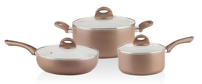 

Galaxy Набор посуды с керамическим покрытием GL 9507 (6 предметов), Набор посуды с керамическим покрытием GL 9507 (6 предметов)