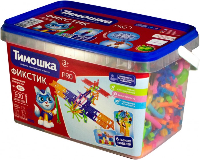 

Конструктор Тимошка Фикстик (500 деталей), Фикстик (500 деталей)