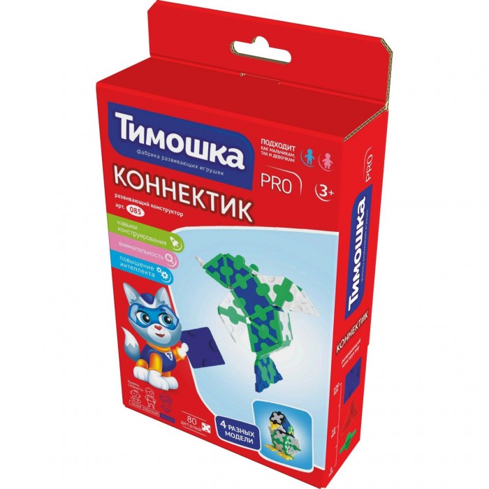 фото Конструктор тимошка коннектик (80 деталей)