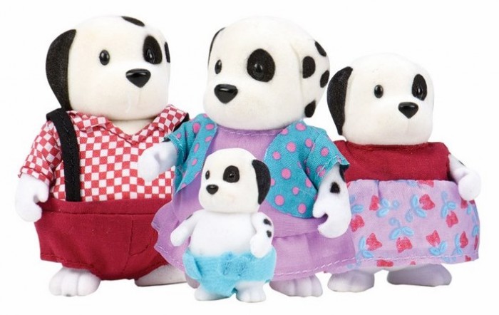 Li'l Woodzeez Набор Семья собак