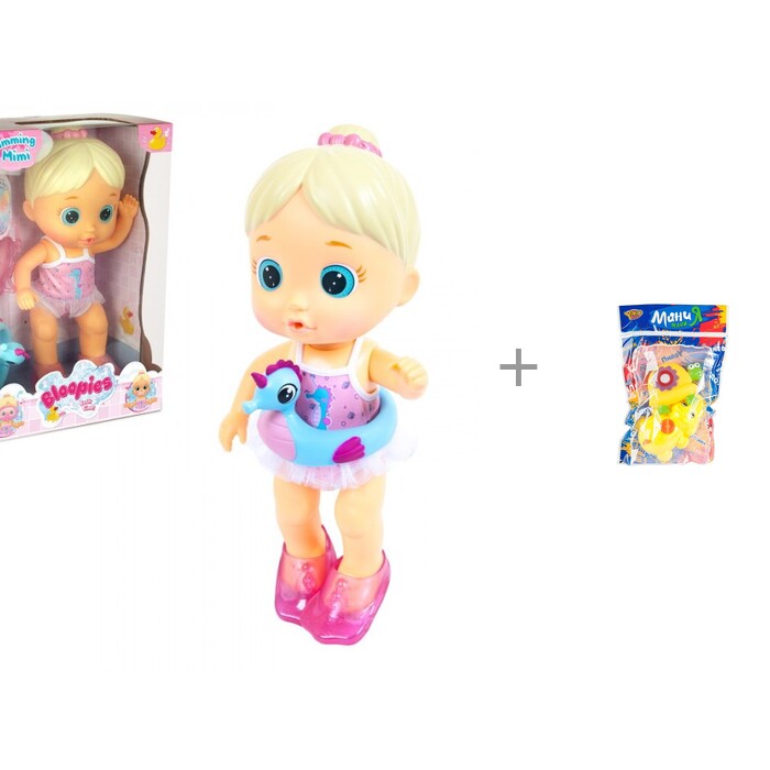IMC toys Bloopies Кукла плавающая Mimi и Yako МиниМания игрушки-брызгалки в ванну Н85569 1041336