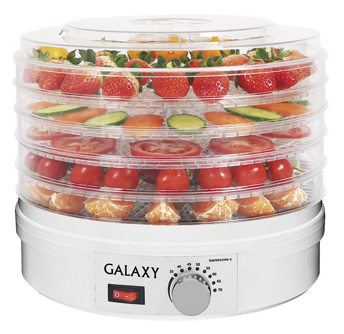 Посуда и инвентарь Galaxy Электросушилка для продуктов GL 2631 электросушилка energy en 551 для продуктов 5 поддонов