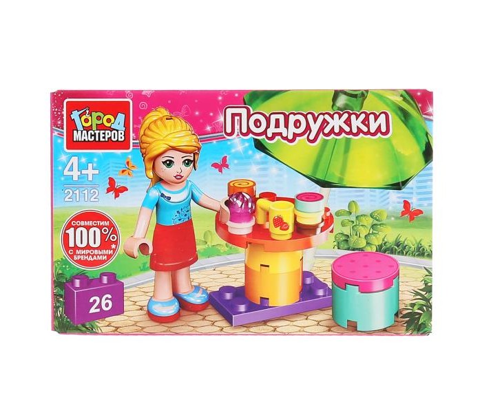 

Конструктор Город мастеров Кафе (26 деталей), Кафе (26 деталей)
