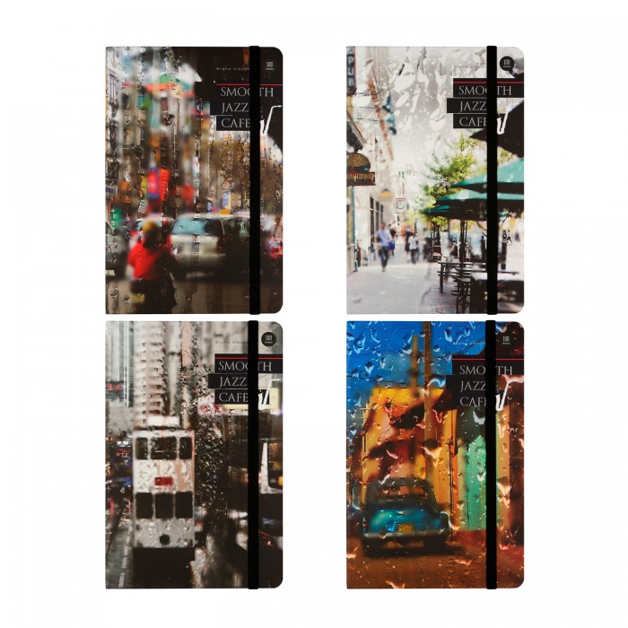 

Bruno Visconti Блокнот Megapolis Journal Jazz Cafe А5 100 листов, Блокнот Megapolis Journal Jazz Cafe А5 100 листов