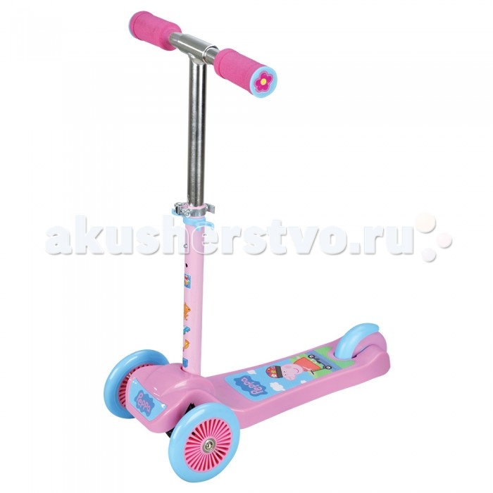 

Трехколесный самокат 1 Toy Peppa трехколесный