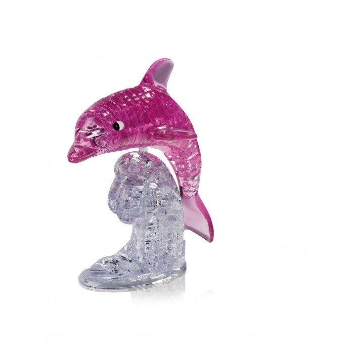 Пазлы Hobby Day 3D Пазл Магический кристалл Дельфин на подставке XL (95 деталей)